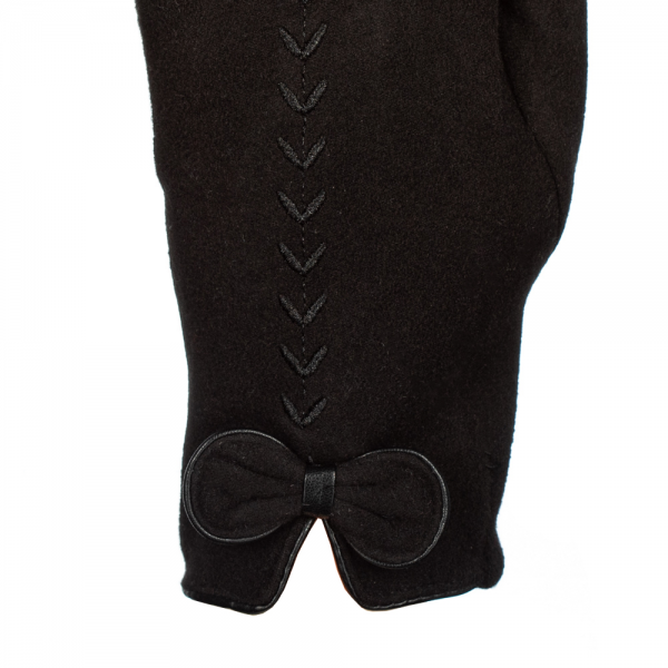 Дамски ръкавици Fifa черен цвят, 2 - Kalapod.bg